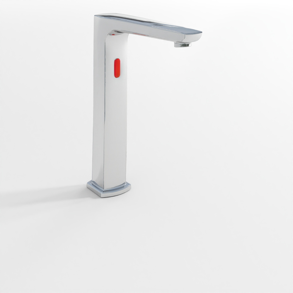 Высокий сенсорный смеситель хром