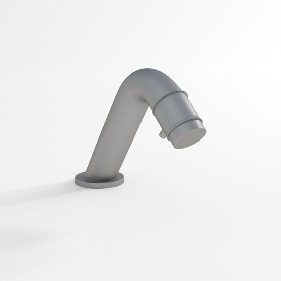 Spout Operated Pillar Tap Graphite