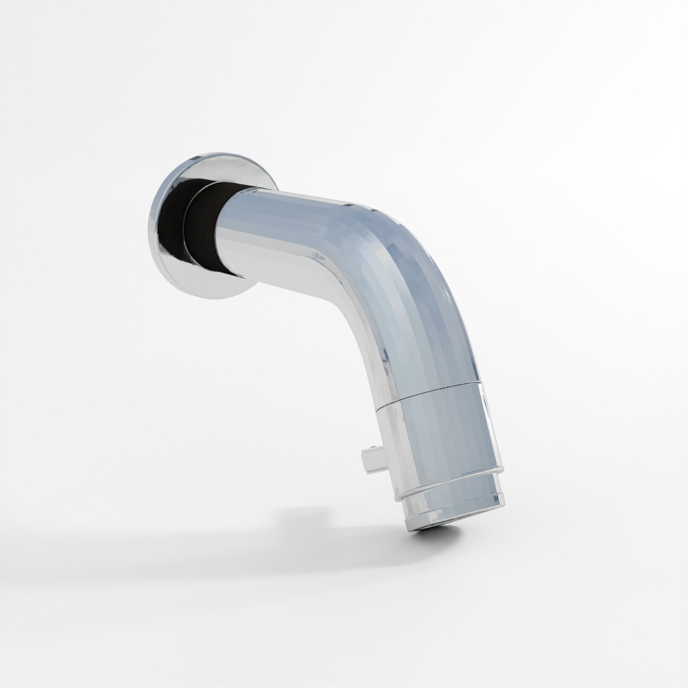 Spout Operated Bib Tap Black Chrome Finish