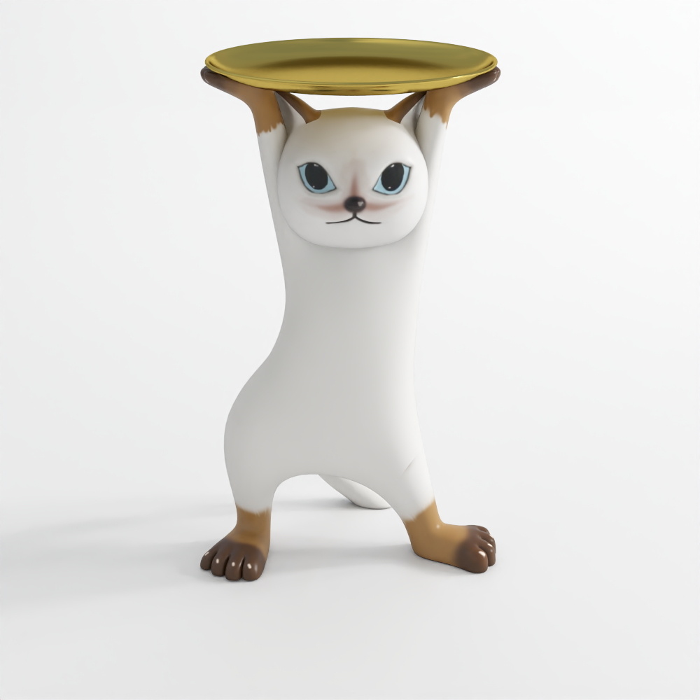 Mesa Auxiliar de Diseño de Gato