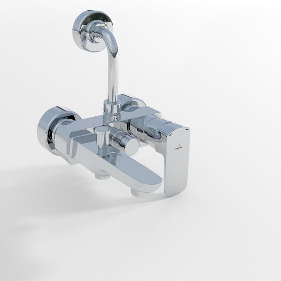 Single Lever Wall Mixer 3-in-1 System Chrome