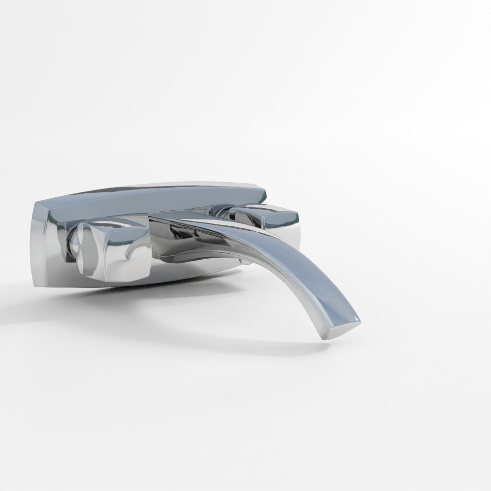 Два скрытых вентиля хром