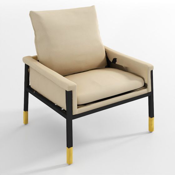 Boks Ivory Performance Fabric Accent Chair