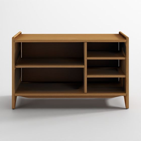 캐년 오크 우드 책장