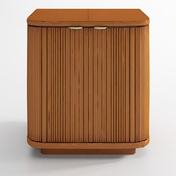 Davison Fluted Oak Cabinet