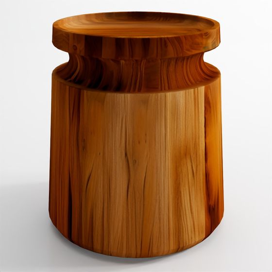 Turn Solid Wood End Table