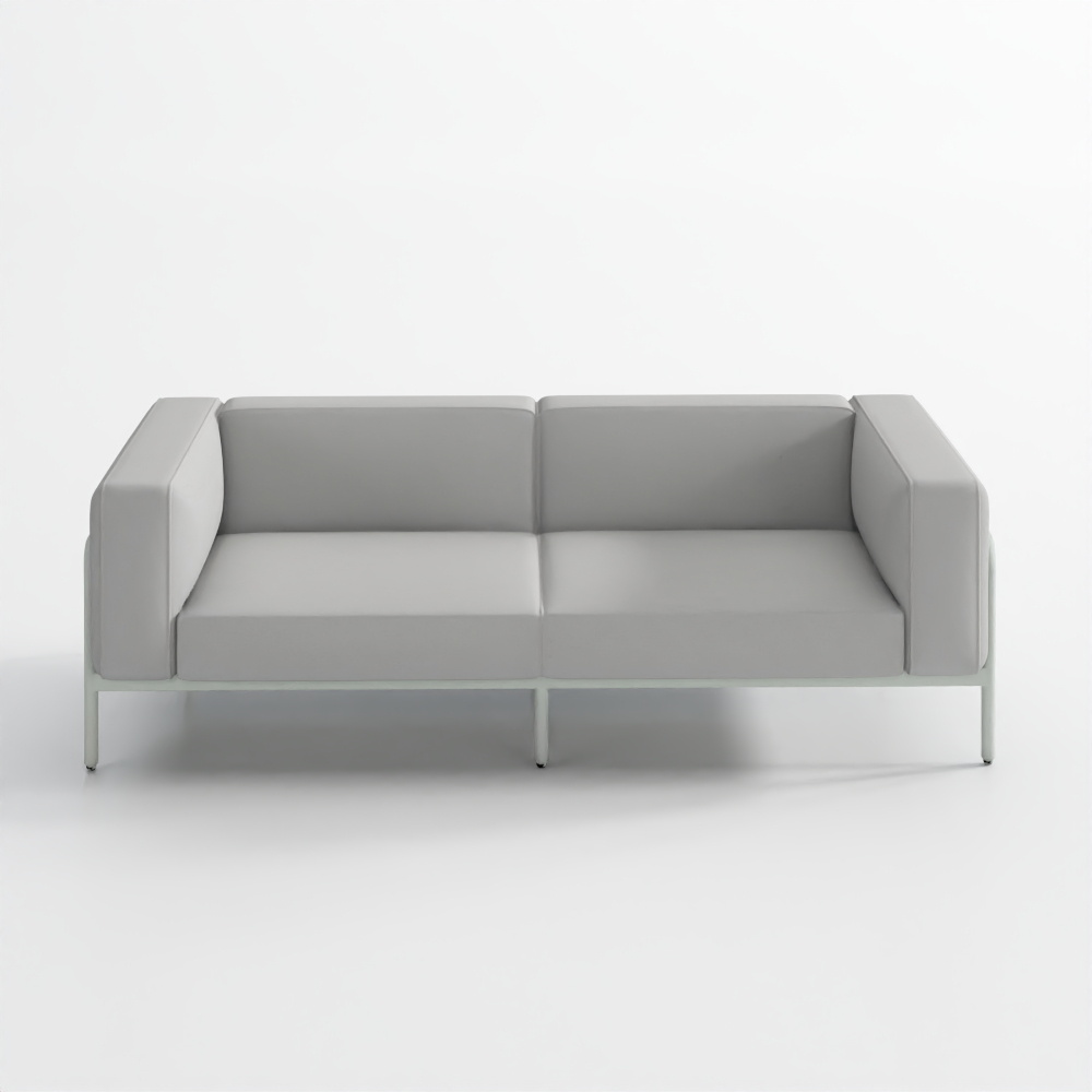 캐시 83인치 천연가죽 소파 2인용