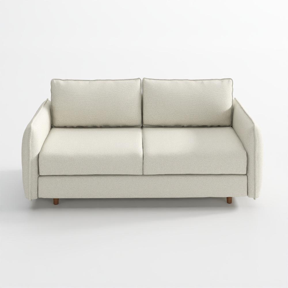 Carlota Beige 2-Seater Sofa Bed