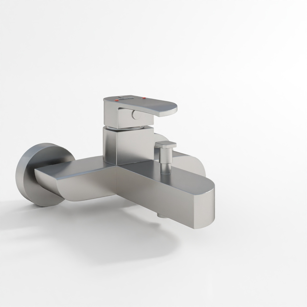 Mitigeur mural à levier unique - Chrome