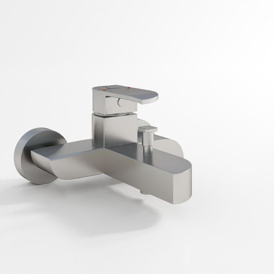 Mitigeur mural à levier unique - Chrome