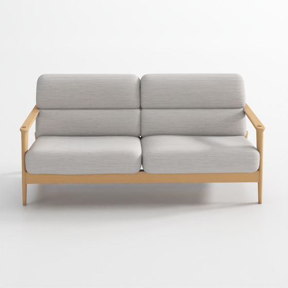 Modern Sofa 3D model with Cozy Scandinavian Design