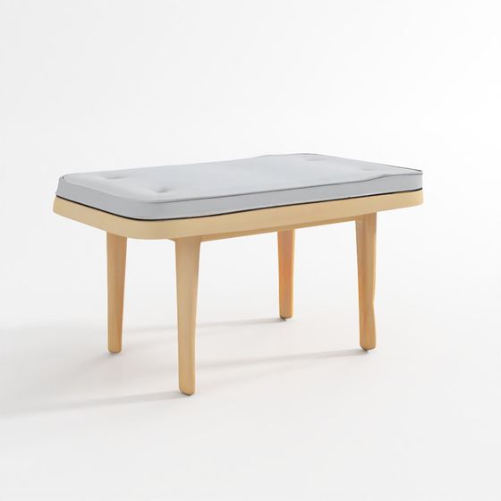 Modern Minimalist Bench 3D model