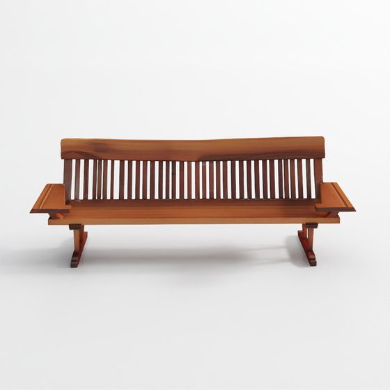 Timeless Park Bench 3D model for Creative Projects