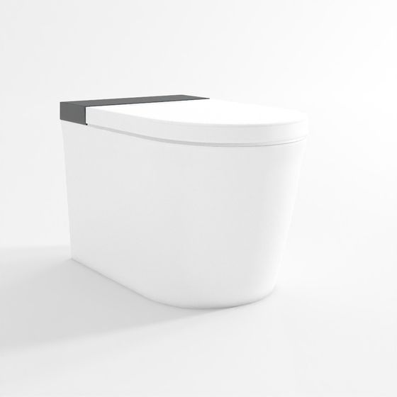 Sleek Smart Toilet 3D model with Minimalist Design