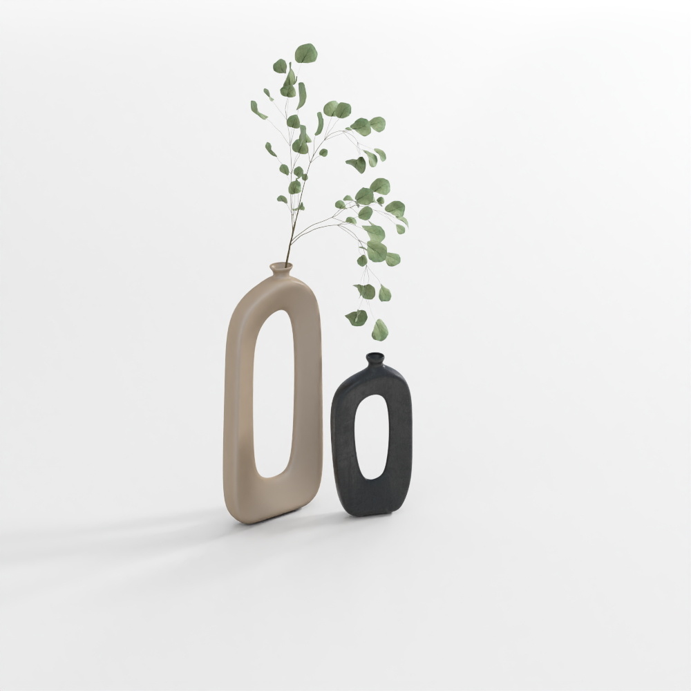 Современный цветочный арт-орнамент