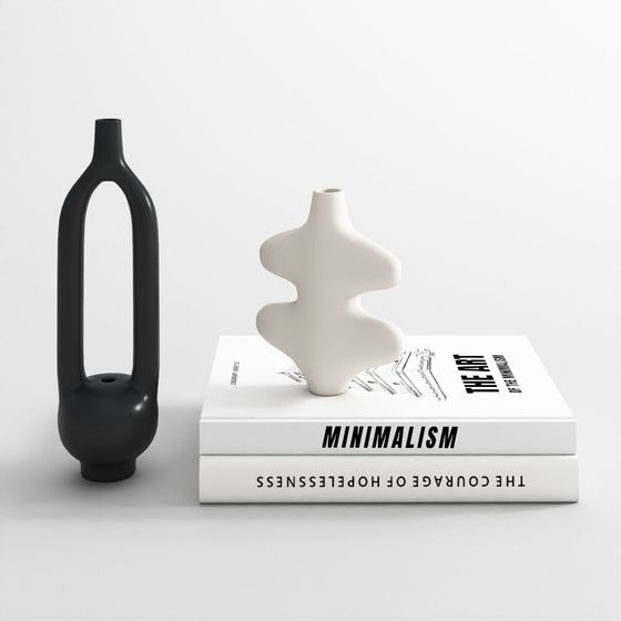 Minimalist Vases 3D model for Modern Aesthetics