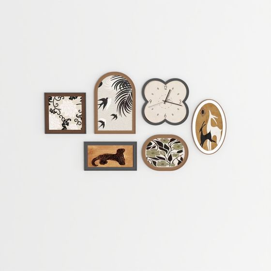 Low Poly Wall Art Decor 3D model