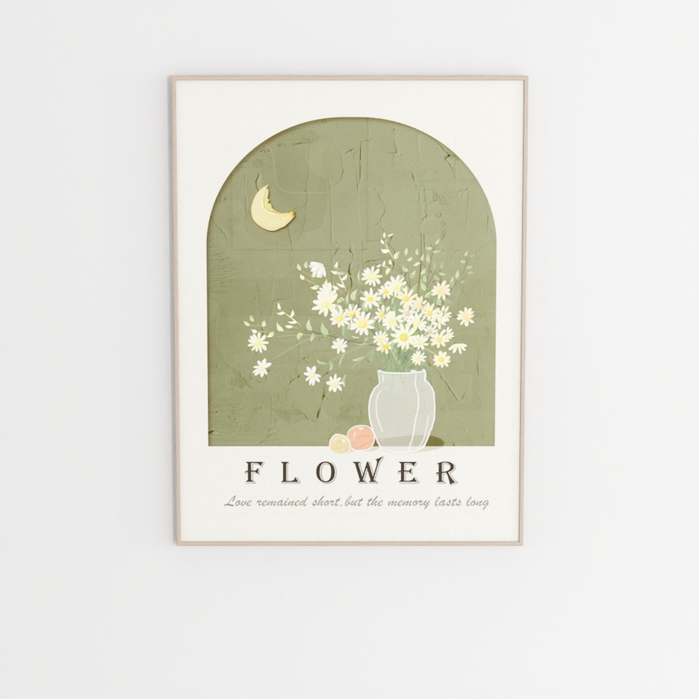 Peinture décorative de style crème moderne