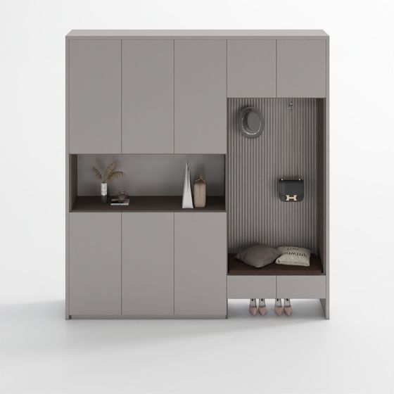 Urban Entryway Cabinet 3D model for Modern Spaces