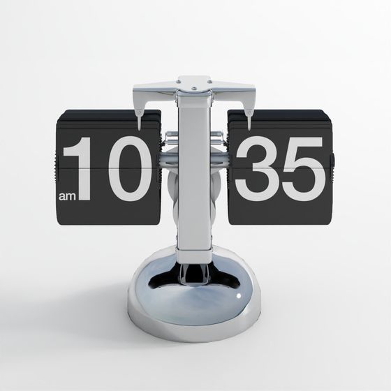 Flip Clock 3D model