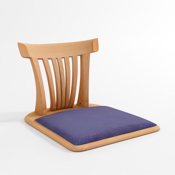 Classic Wooden Dining Chair 3D model