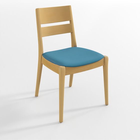 Wooden Dining Chair 3D model