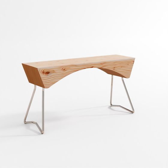 Modern Minimalist Arcadia Console Table 3D model