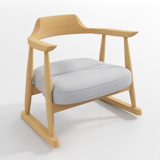 Relaxing Rocker Chair 3D model