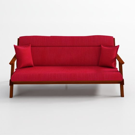Modern Red Sofa 3D model