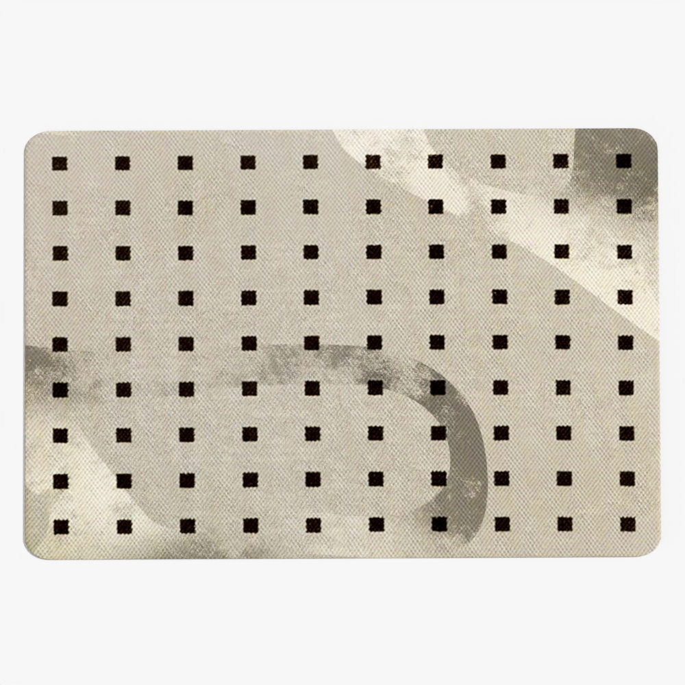 Stylish Grid Rug 3D model for Modern Interiors