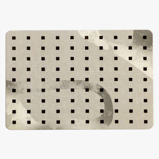 Stylish Grid Rug 3D model for Modern Interiors