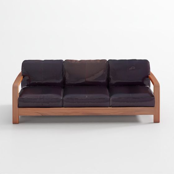 Modern Low Polygon Sofa 3D model