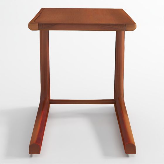 Elegant Minimalist Side Table 3D model
