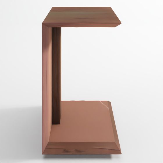 Modern L-Shaped Side Table 3D model
