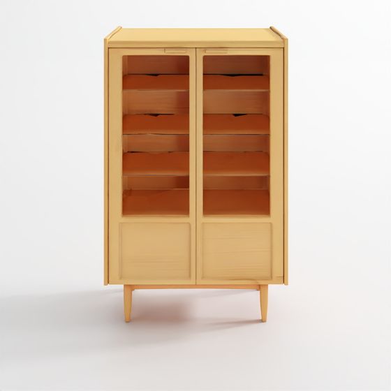 Minimalist Bookshelf 3D model Design for Modern Homes