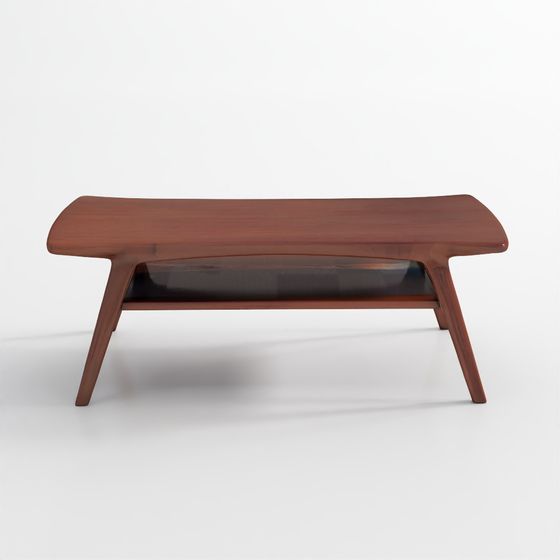 Mid-Century Modern Bench 3D model