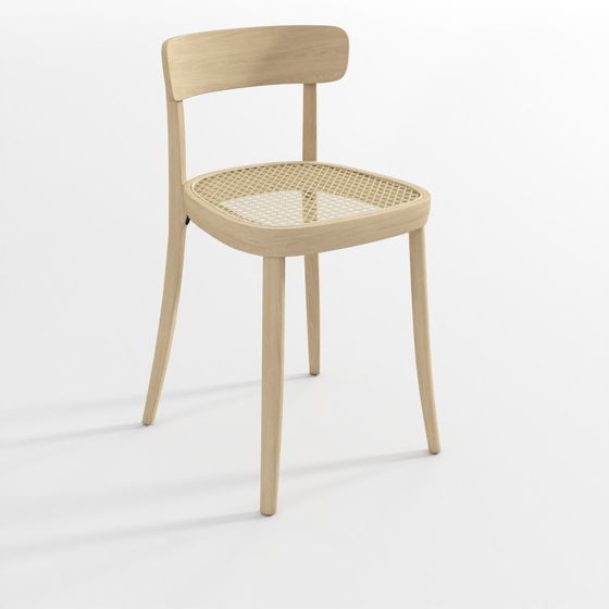 Romane chair in beech wood, natural finish