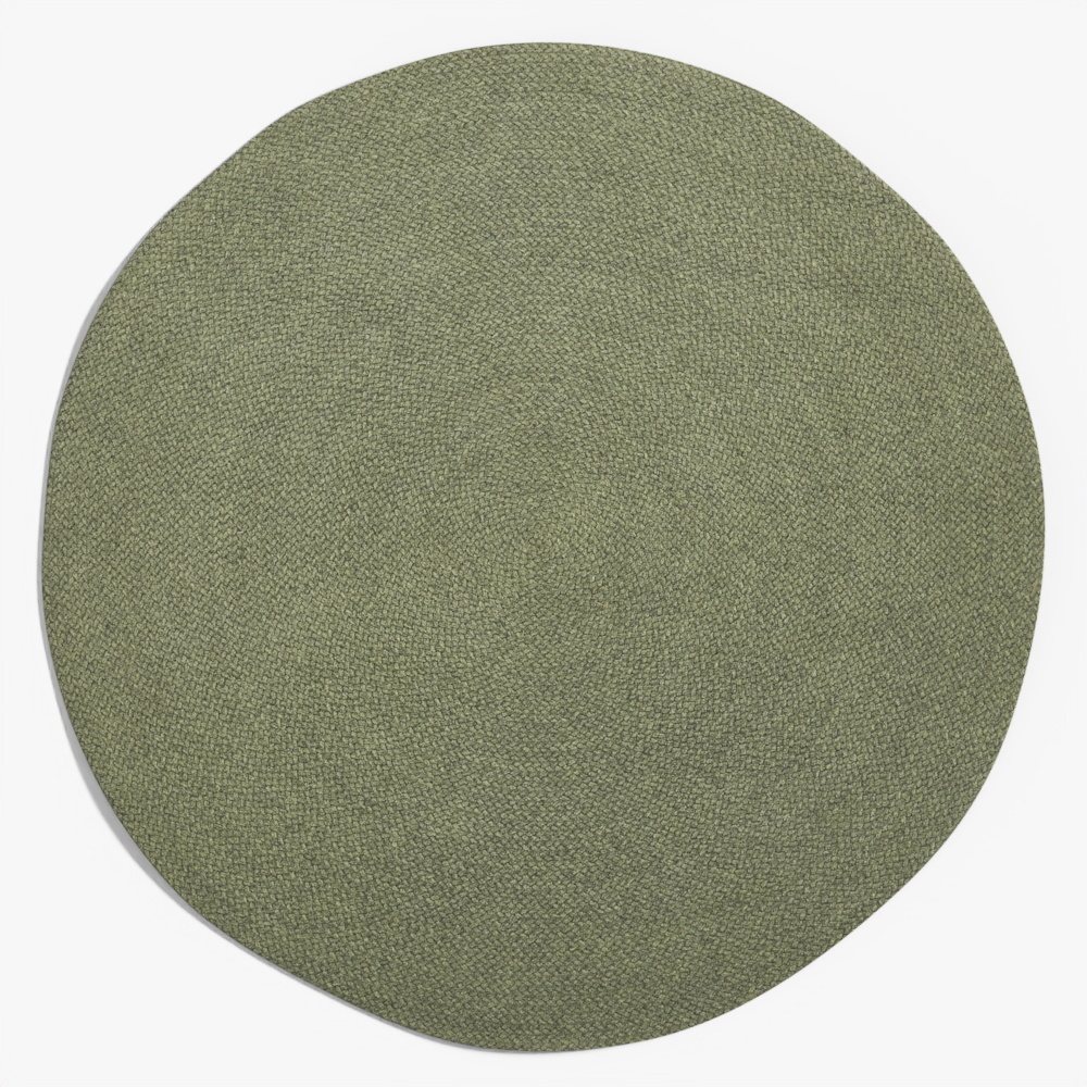 Despas Synthetic Fiber Rug Green Ø 150 cm