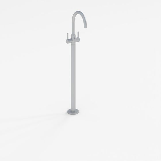 Exposed Parts of Floor Mounted Single Lever Bath Mixer