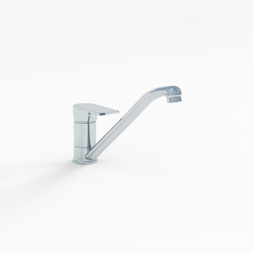 Однорычажный смеситель для раковины (2)