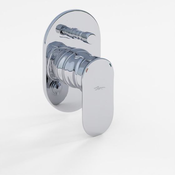 Kit Pièces Apparentes Mitigeur Divertisseur Monocommande - Chrome