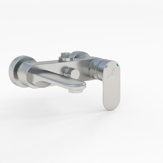 Miscelatore Vasca e Doccia a Leva Singola - Acciaio Inossidabile