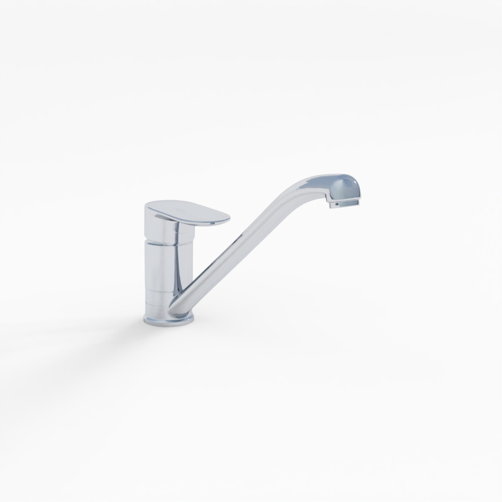 Single Lever Sink Mixer with Swivel Spout - Chrome