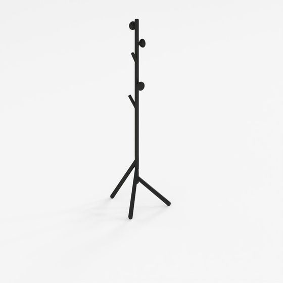 Nadue Coat Rack Black Finish