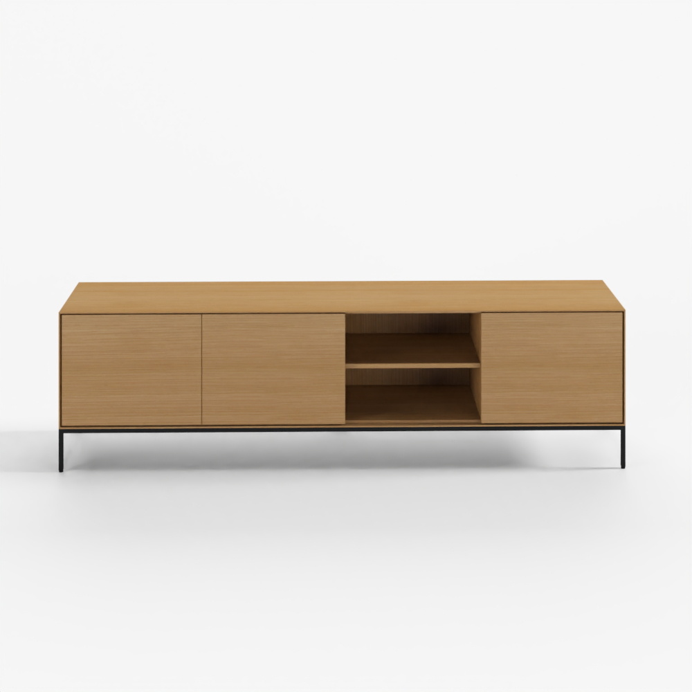 Vedrana 3-Door TV Stand in Oak