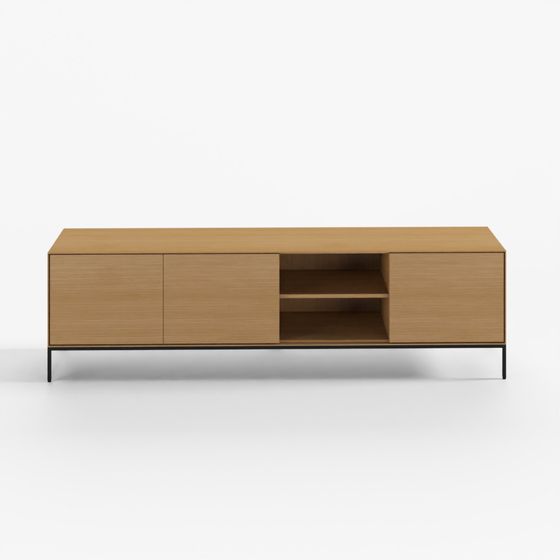 Vedrana 3-Door TV Stand in Oak