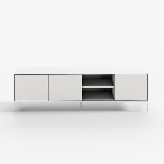 Vedrana 3-Door TV Cabinet in White