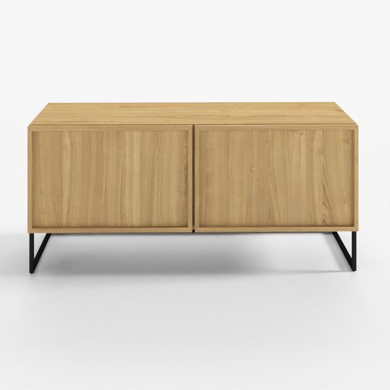 Taiana Two-Door TV Stand in Oak