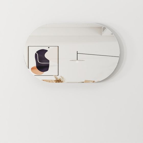 Donia Oval Bathroom Mirror 80 x 50 cm
