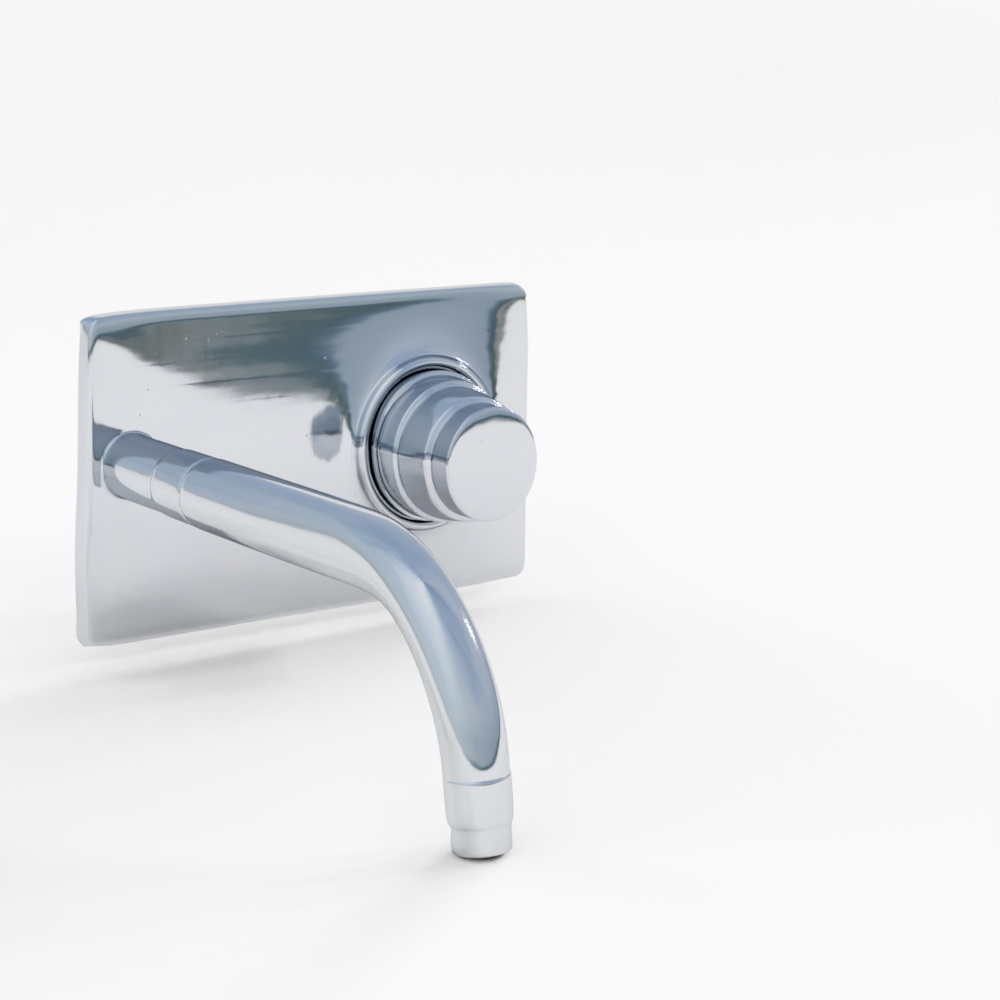 Rubinetto per Lavabo a Parete Pressmatic (Chiusura Automatica)